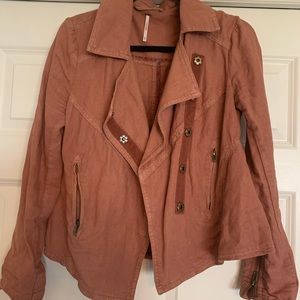 Free People linen jacket.